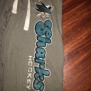 Grey sharks joggers